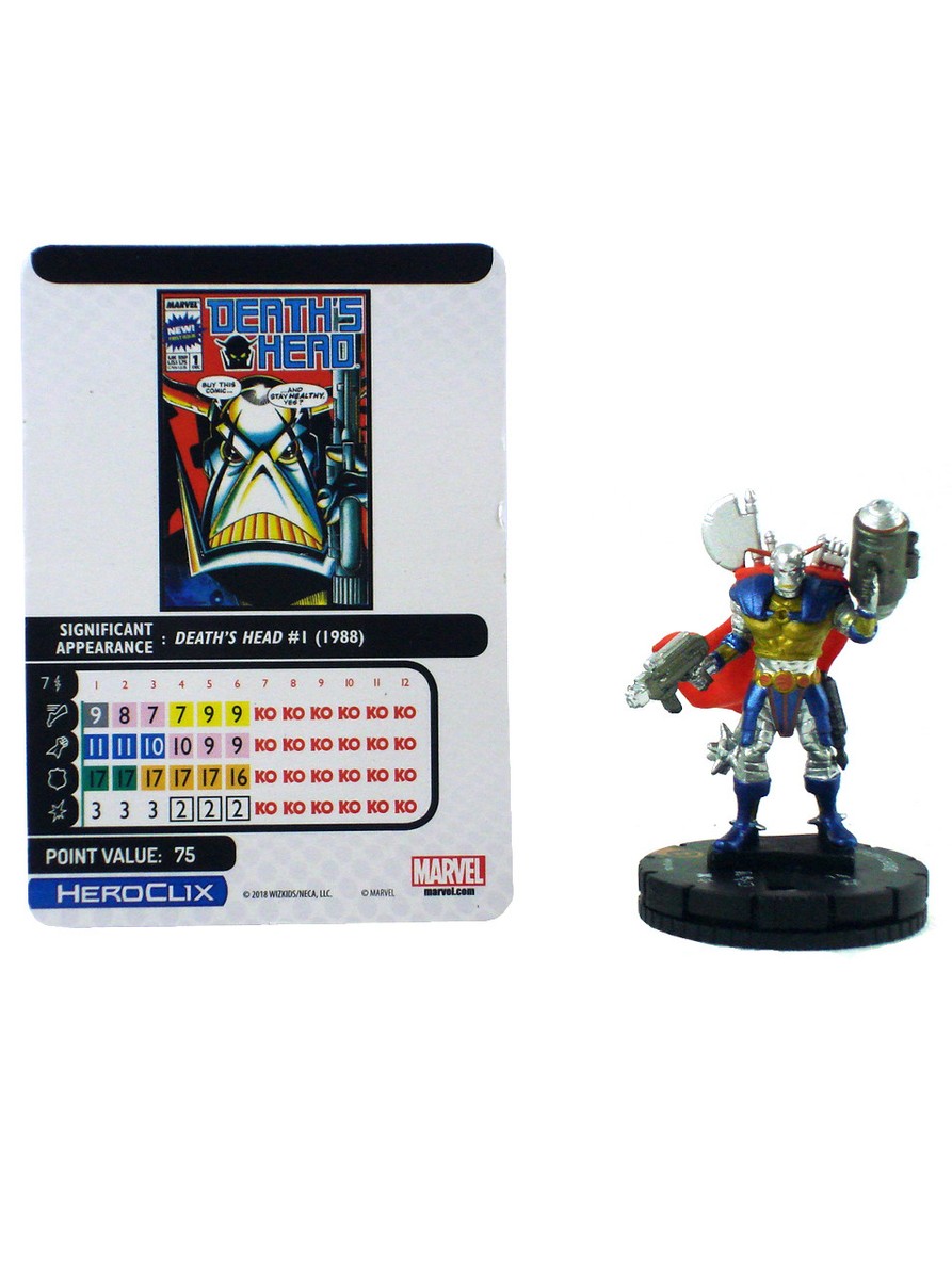 Marvel Heroclix Invincible Iron Man Death's Head MP18-104