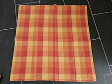 Tischdecke Mitteldecke Baumwolle 90x90 cm Karo Karomuster rot Advent Landhaus