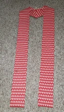 CLERGY OFFICIANT VESTMENT STOLE RED CUSTOM MADE VINTAGE FABRIC