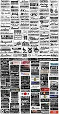 215pcs Automotive Sponsor Style Jdm Decals Stickers Pack V3 Car Racing Drift Lot