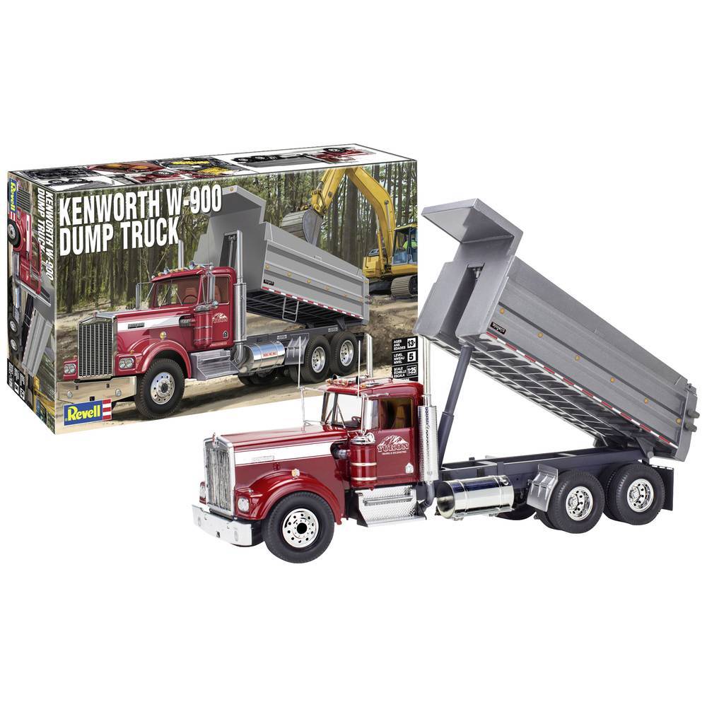 Camion in kit da costruire Revell 12628 Kenworth W-900 Dump Truck 1:25