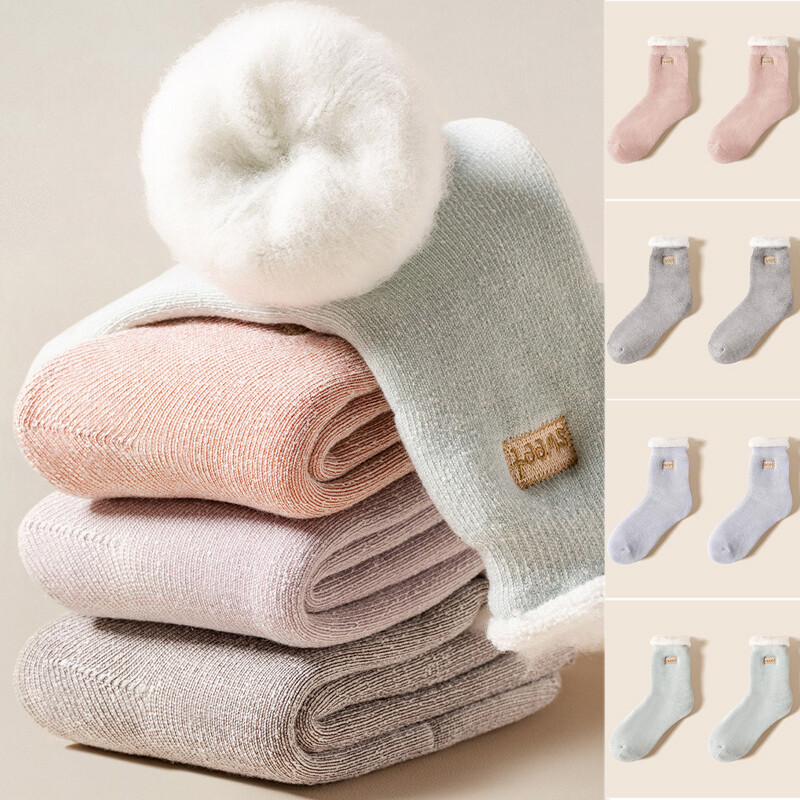 APL Calze termiche da donna calze lunghe in pile morbide calde pantofole ~ G ?