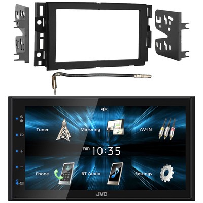 JVC KW-M150BT Digital Media Bluetooth Stereo Receiver, Dash Kit, Antenna Adapter