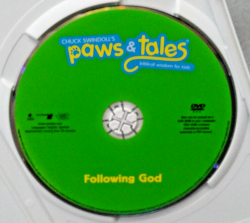 DVD Paws and Tales - Following God Biblical Wisdom for Kids Chuck Swindoll 2013 - Picture 7 of 7