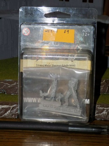 Wild West Exodus (Union) MAJOR SHERMAN (underboss) NIB (WE9 15)