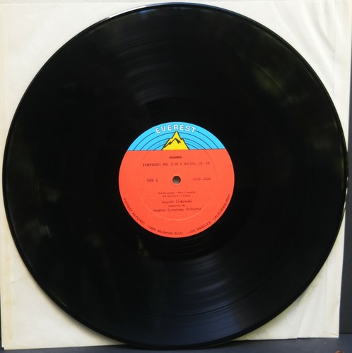Brahms Symphony No. 3 / Stokowski 1959 Everest Stereo SDBR 3030 MN 1st Pressing - Picture 7 of 7