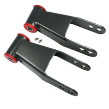 2" Rear Drop Shackles Kit for Chevy Silverado GMC Sierra 1500 C1500 1988-2018