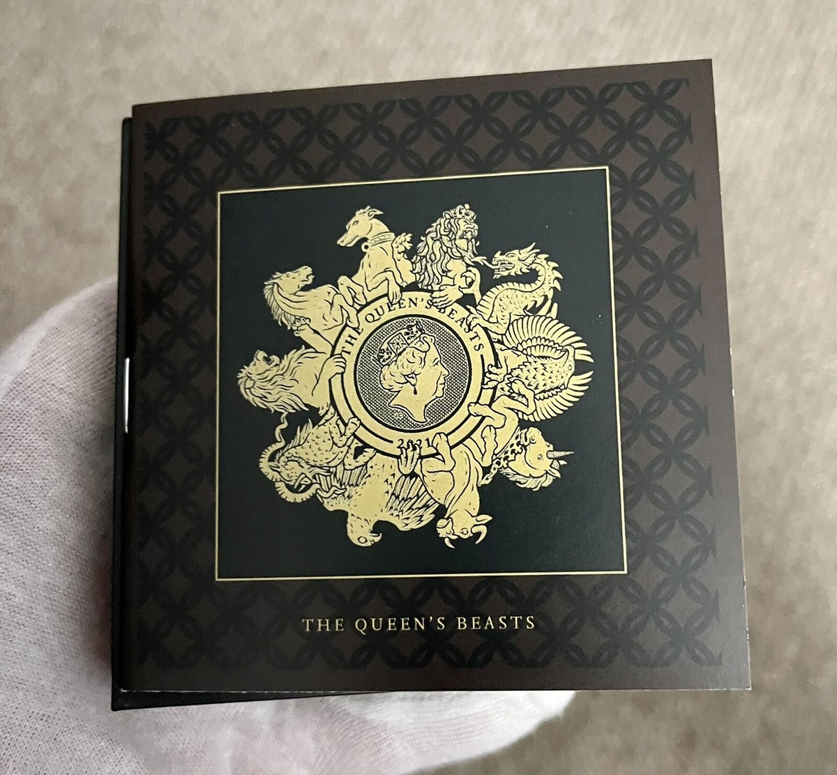 QUEEN'S BEASTS BURNING COMPLETER 5ポンド QUEEN BEASTS COMPLETER Burning 2 Oz Silver Coin 5£ United