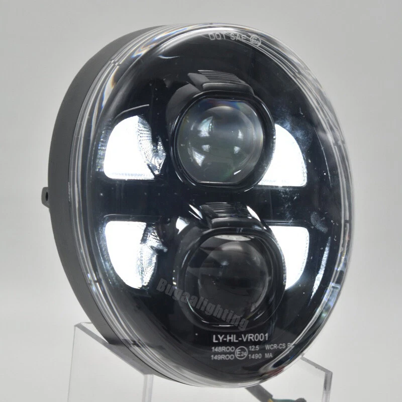 Faro LED PUNTO para Harley Breakout 2015 2016 2017 2018 2019 2020 2021 2022 Foto 4 de 4