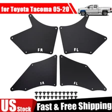 4x Splash Shield For Toyota Tacoma 05-20 Fender Liner Apron Seal Mud Flaps+Clips