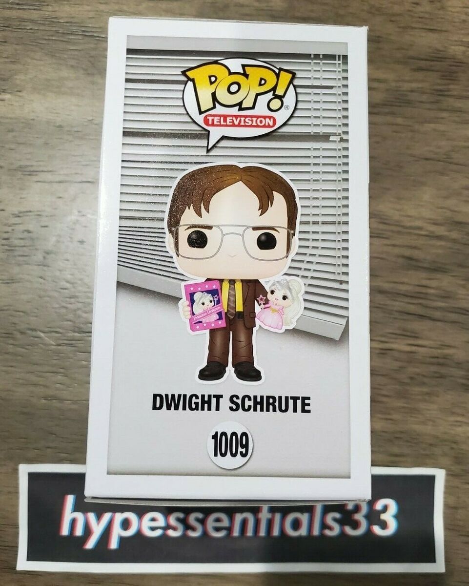 Dwight Schrute with Princess Unicorn Doll #1009 Funko Shop Exclusive Pop