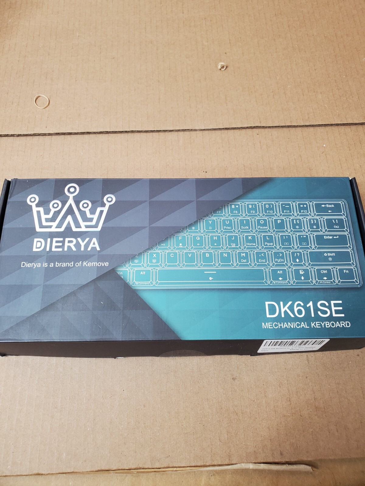 DIERYA 60% Mechanical Keyboard DK61SE Wired White Gaming Keyboard-image