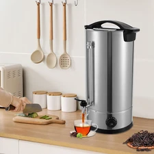 8L/2.11 Gallon Commercial Coffee Urn Electric Coffee Maker Urn Coffee Dispenser