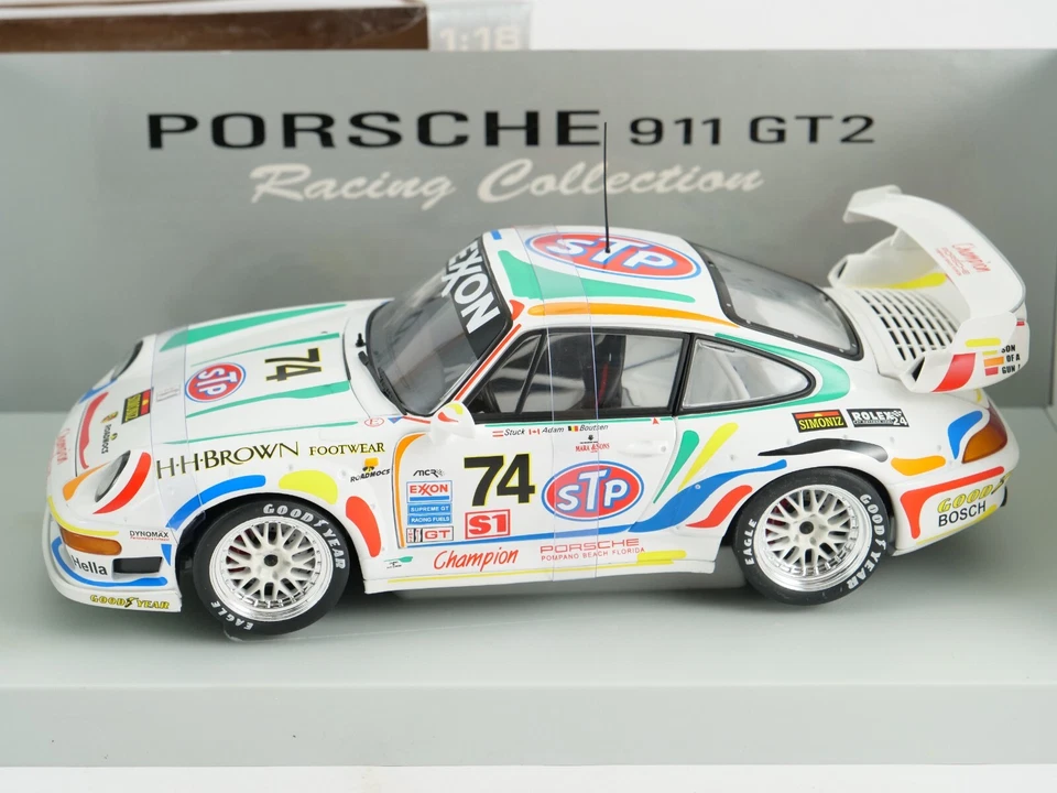 Modelos UT 1/18 Porsche 911 GT2 Stuck Daytona 1996 39630 - Imagen 3 de 4