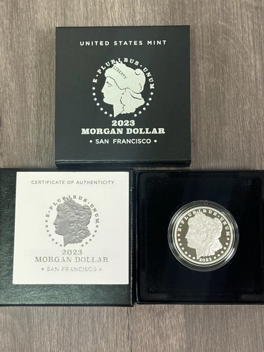 2023-S Proof Morgan Silver Dollar San Francisco (23XF) w/Box and COA