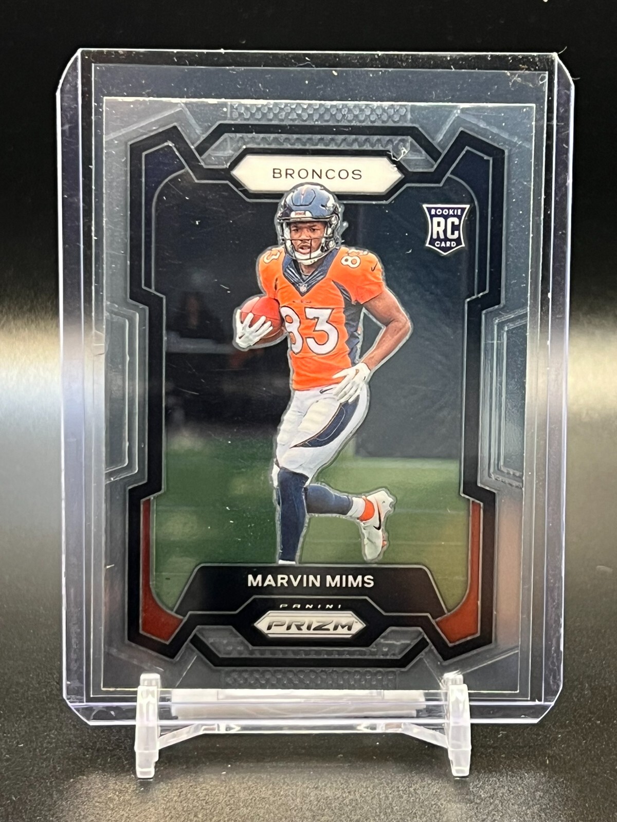 2023 Panini Prizm Football Base Rookie Card #327 Marvin Mims RC Broncos