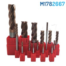 HRC55 1mm 20mm CNC Solid Carbide End Mill Drill Bit 4 Fulte Tungsten Mill Cutter