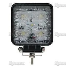 Sparex Haute Qualité Aluminium 12/24V Carré LED Travail Lampe Léger 1150 Lumen