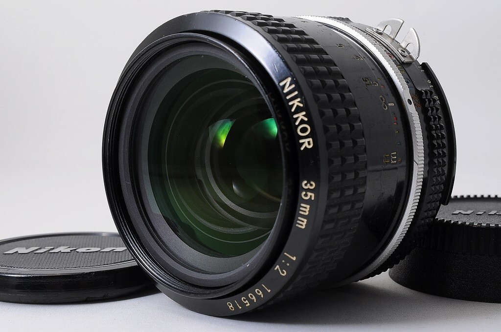 Excellent+++】NIKON AI NIKKOR 35mm F/2 MF Wide Angle Lens F