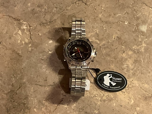 Stauer 19093 Mens Compendium Hybrid Chronograph Watch 3atm 47mm for ...