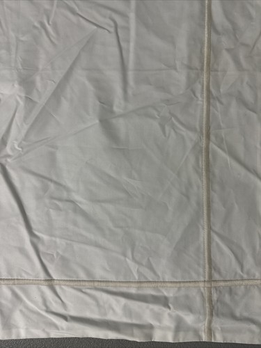 Yes Delorme Paris QUEEN SHAM 100% Cotton 22x30 Washable White Embroidered Ivory - Picture 8 of 10