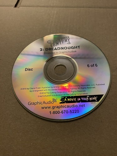 The Clockwork Century - Dreadnought by Cherie Priest. Graphic Audio 6 CD'S - Picture 13 of 14