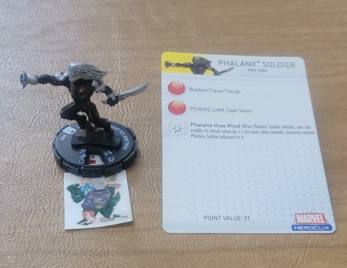 =HeroClix Marvel HAMMER OF THOR Phalanx Soldier 008 with card = - 第 1/1 張圖片