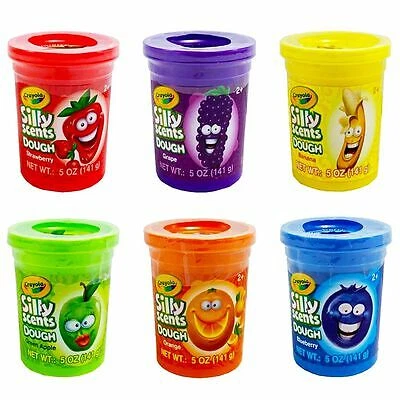 Crayola Silly Scents, 24x5oz Bulk Red, Blue, Green, Yellow, Orange, Purple