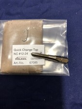 VOLKEL #67085 NC #12-24 SQUARE DRIVE QUICK CHANGE TAP GERMANY