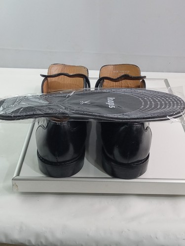 Klassische schwarze Herrenschuhe aus Leder mit Mönchsriemen Größe 10 D - Bild 20 von 20