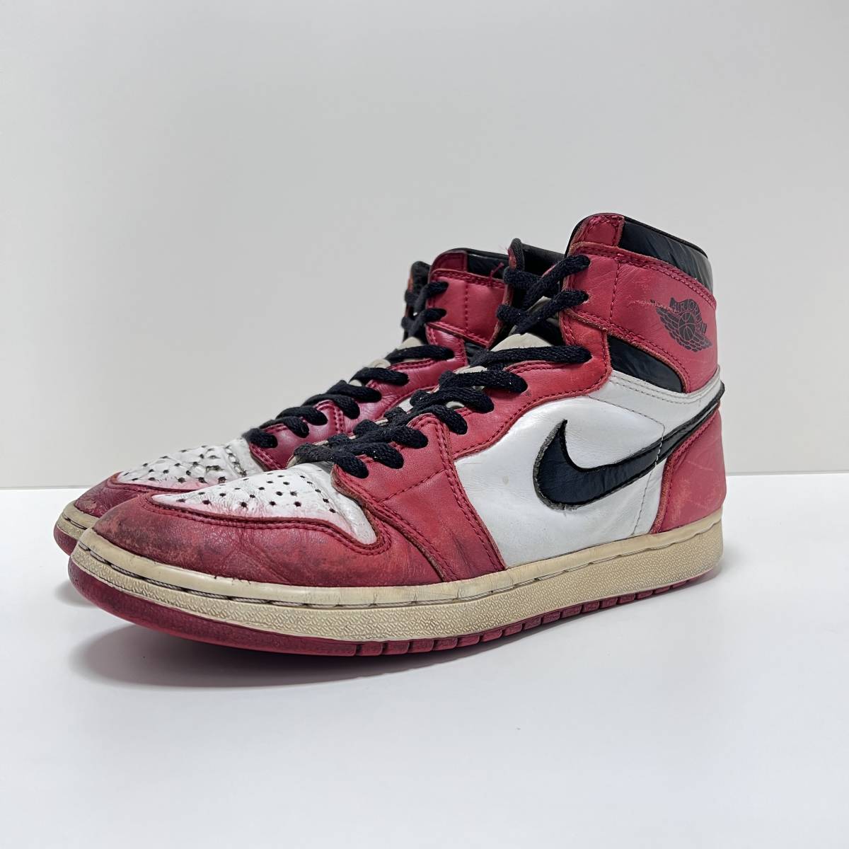 Nike Air Jordan1 Chicago US9.5 1994 Reprint Vintage Used Nike Air Jordan1 Chicago US9.5 1994 Reprint Vintage Used