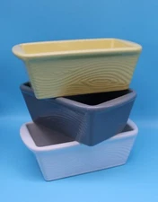 Temp-tations Set of (3) 14-oz Mini Loaf Pans with Gift Boxes/New/Woodland/