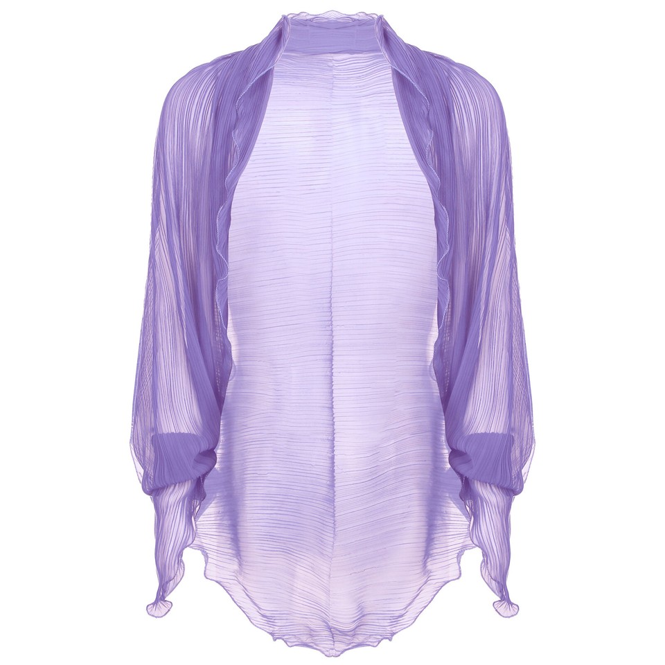 Womens Cardigan Chiffon Top Open Front Bolero Shrug Long Sleeve Beach