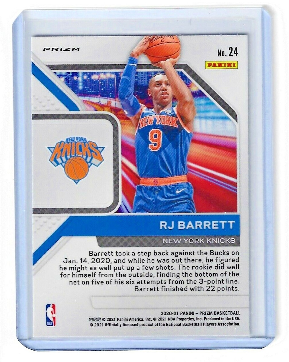2020-21 Panini Prizm Fast Break - RJ Barrett Downtown Disco