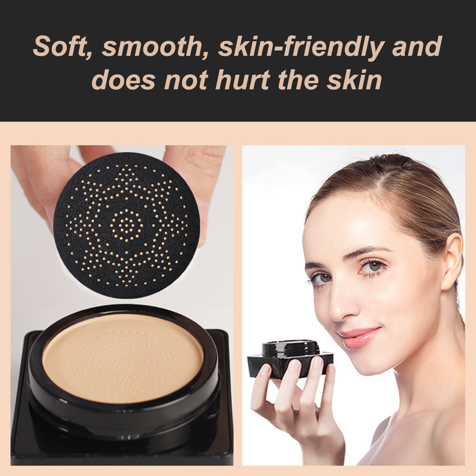 BB Air Cushion Mushroom Head CC Cream with Moisturizing Concealer