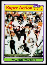 Walter Payton, 1981 Topps, #202, Chicago Bears,