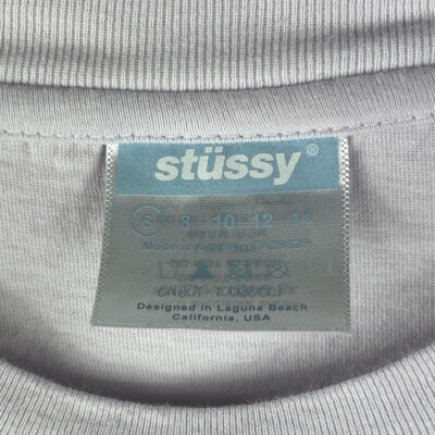 トップス Stussy crop tshirt Stussy Crop Top T Shirt White Size Large *DIY* | eBay