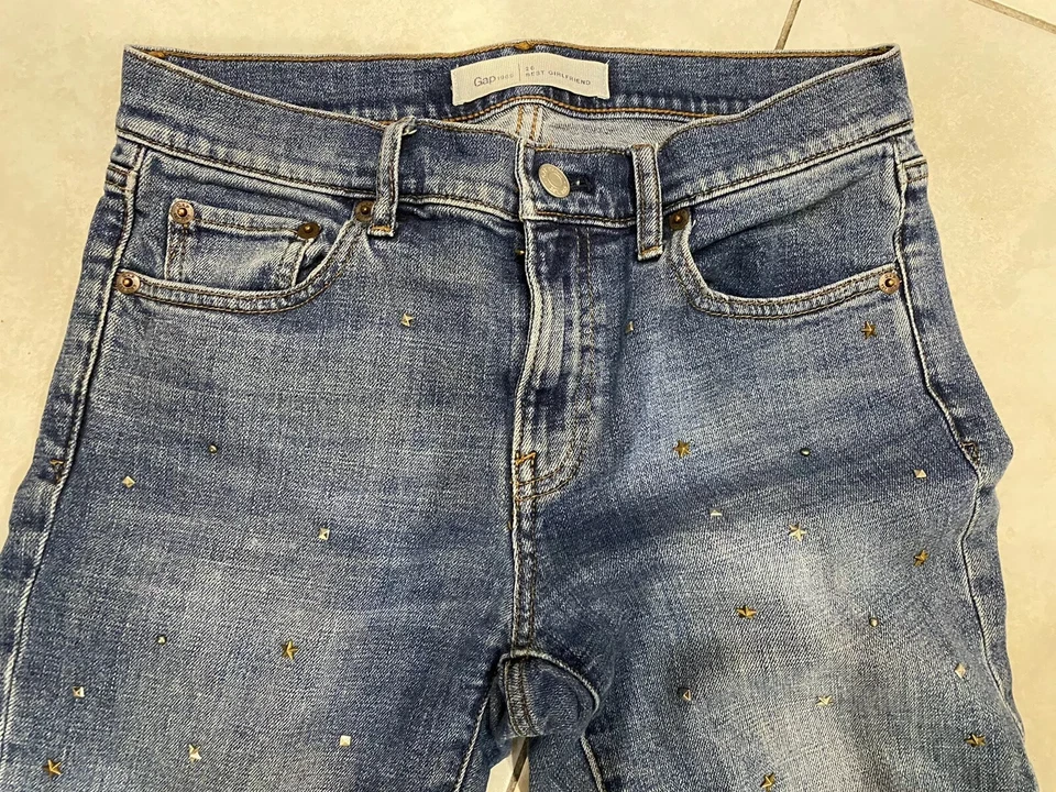 JEAN FEMME DE LA COLLECTION GAP JEANS TAILLE US 26 FR 36 COUPE GIRLFRIEND - Photo 4/4