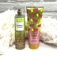 Bath  Body Works Watermelon Lemonade Fine Body Mist  Ultra Shea Body Cream New