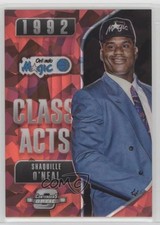 2018 Contenders Optic Class Acts Red Cracked Ice Prizm Shaquille O'Neal HOF 0e5c