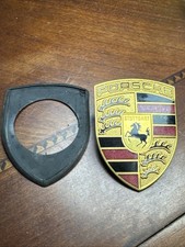 Porsche 911 Boxster Cayenne Hood Emblem Crest Badge Oem 99655921100 Deumer Porsche 911 Boxster Cayenne Hood Emblem Crest Badge Oem 99655921100 Deumer