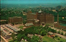 Vintage  Postcard  Aerial View Christ Hospita...