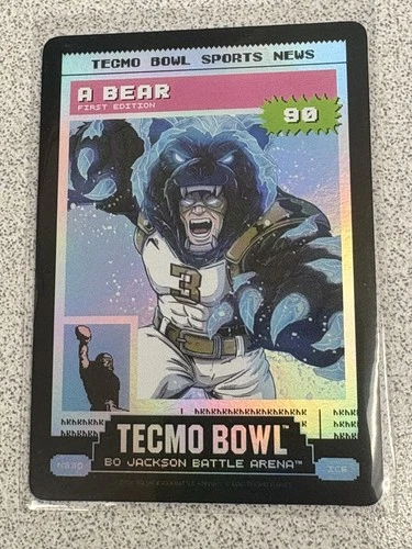 Bo Jackson Battle Arena Tecmo Bowl A Bear Sports News Ice N530 - Bobby Hebert