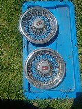 Oldsmobile Cutlass 14 Wire Spoke Hubcaps Set Of 2 Set 6 Oldsmobile Cutlass 14 Wire Spoke Hubcaps Set Of 2 Set 6