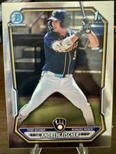 2026 Bowman Chrome 1st Bowman Andrew Fischer Milwaukee Brewers BCP-149