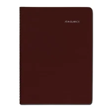 AT-A-GLANCE G52014 11" x 8" Jan-Dec 2026 Weekly Appointment Book - Burgundy New