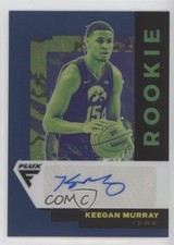 2022 Chronicles Draft Picks Flux Rookie Blue Prizm 46/49 Keegan Murray Auto 0x49