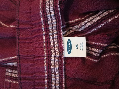 Old Navy Leinenmischung Hose, Damen XXL, knöchellang, gestreift - Bild 5 von 5