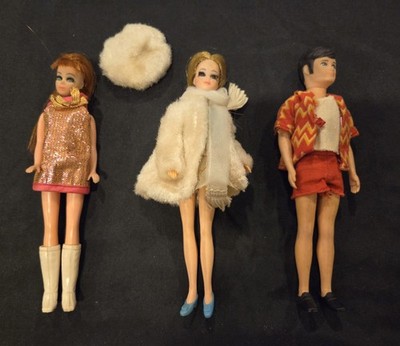 Vintage Topper Dawn Doll ~ Gary Boy Doll ~ Red Head Glori? ~ Preowned ~ READ