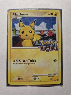 Pikachu 7 Rumble Holo
